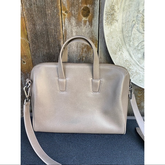 MATT& NAT taupe tote satchel purse - Picture 3 of 10